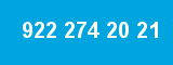 922 274 20 21